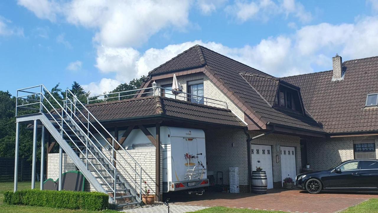 Ferienwohnung Hahnentange Rhauderfehn Exteriör bild